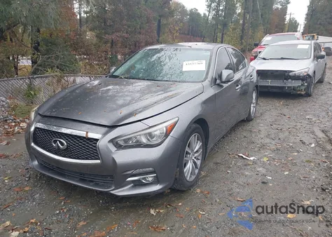 2016 Infiniti Q50 3.0T Premium z USA, uszkodzony, nr VIN JN1EV7AP4GM304465